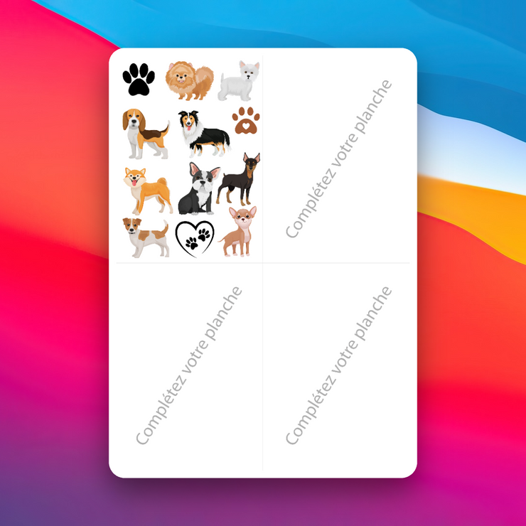 Dog Temporary Tattoos - Temporary Tattoos [A6]