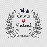 Tatouage éphémère Mariage, Pacs, Union - Tatouages pour les invités EVJG, EVG (Lot de 24)