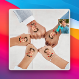 Tatouage Temporaire Personnalisé - Cadeaux de Fête Anniversaires et Jeux EVJF ou Mariage